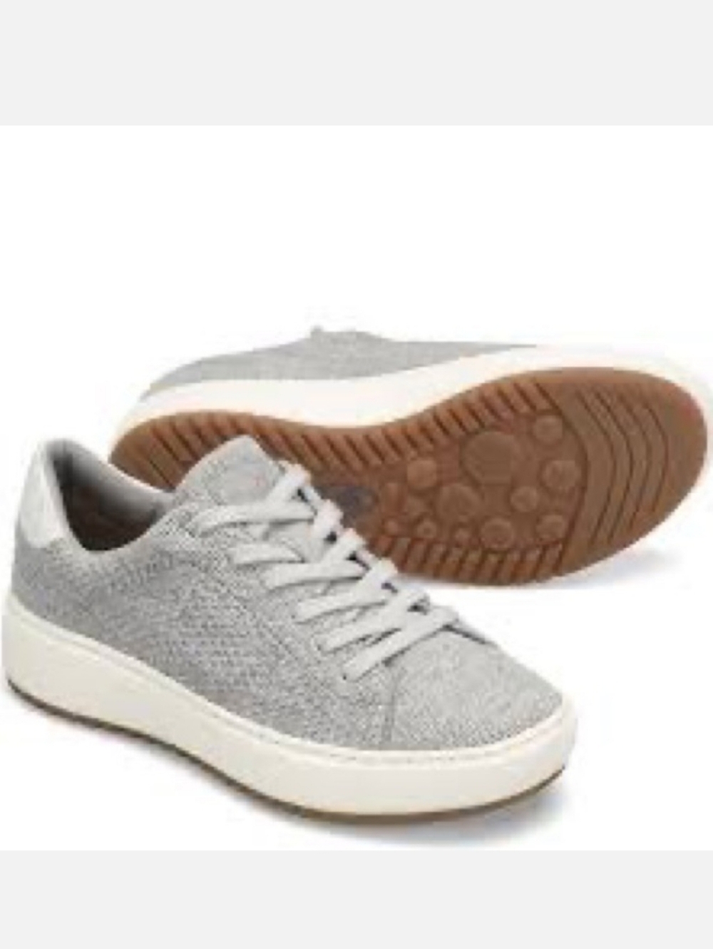Sofft Waylyn Light Gray Mesh Casual Knit Sneakers Comfort Cushion 7.5